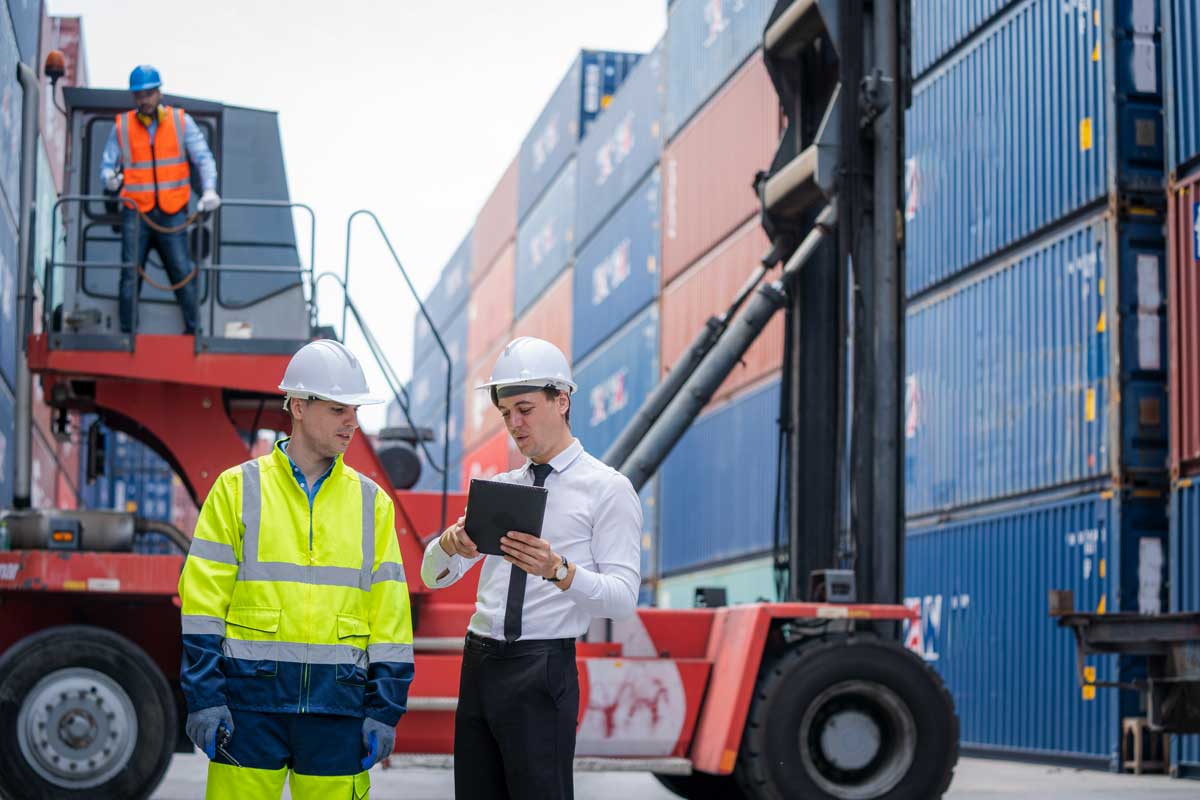 Terminal operators using software for container yard management