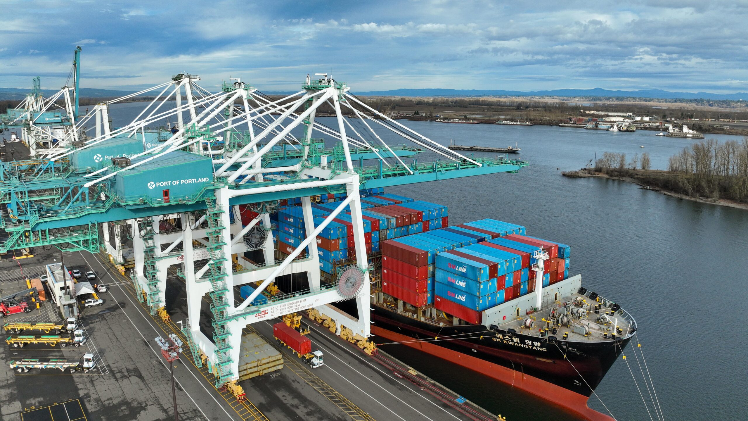 Terminal 6 Container Ship Credit Port of Portland crop